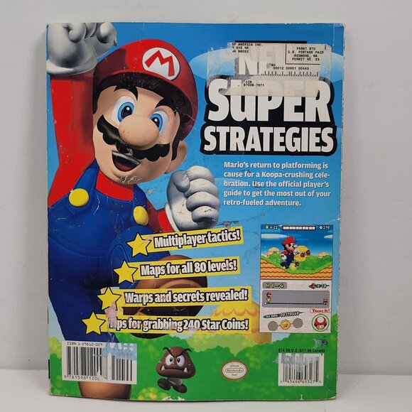 New Super Mario Bros Official Nintendo DS Players Guide Nintendo Power 2006 - Picture 5 of 5